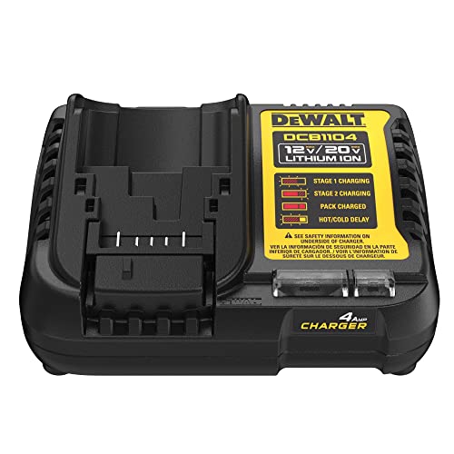 DEWALT 12V MAX/20V MAX Lithium-Ion Battery Charger, 4 Amp (DCB1104) product image