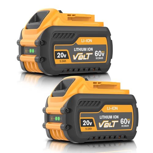 9.0Ah Replacement Battery for DEWALT 20V/60V FlexVolt (2-Pack) product image