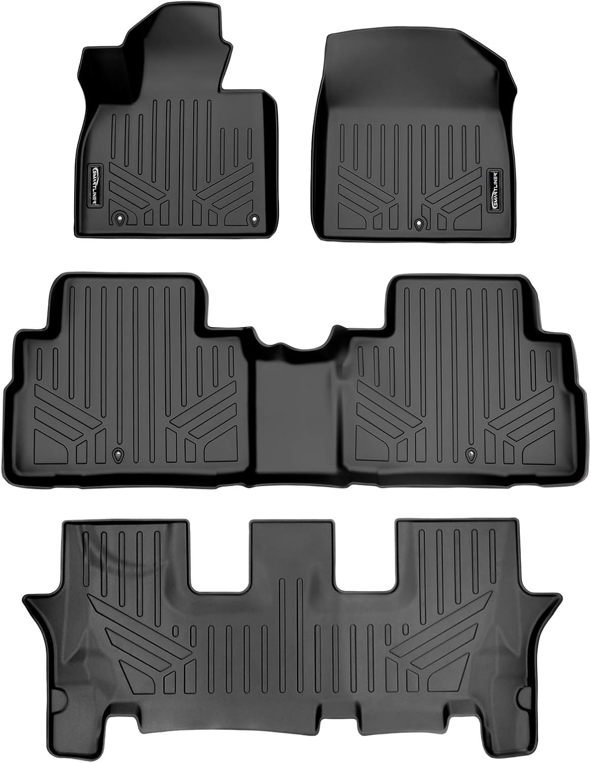 SMARTLINER Custom Fit Floor Mats for Kia Telluride