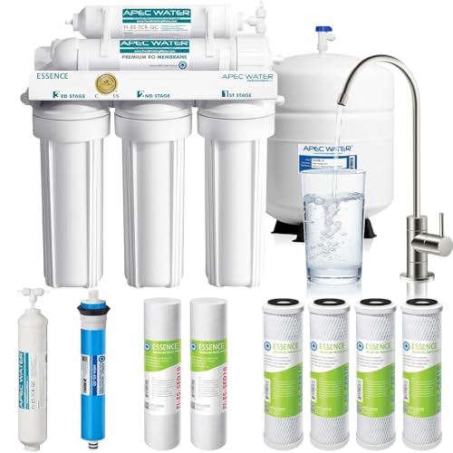 APEC ROES-50 Essence Series 5-Stage Reverse Osmosis System with Extra High Capacity Pre-Filter Set product image