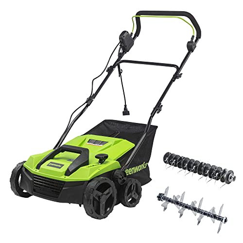 Greenworks 14-Inch Corded Dethatcher & Scarifier