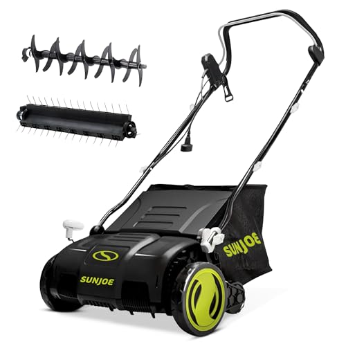 Sun Joe AJ805E 15-Inch Electric Dethatcher & Scarifier