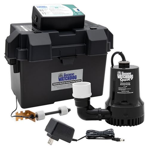 The Basement Watchdog Special CONNECT Battery Backup Sump Pump System w/Copper-Wound Motor, 2,890 GPH (BWSP); WiFi-Capable w/Add-on Module product image